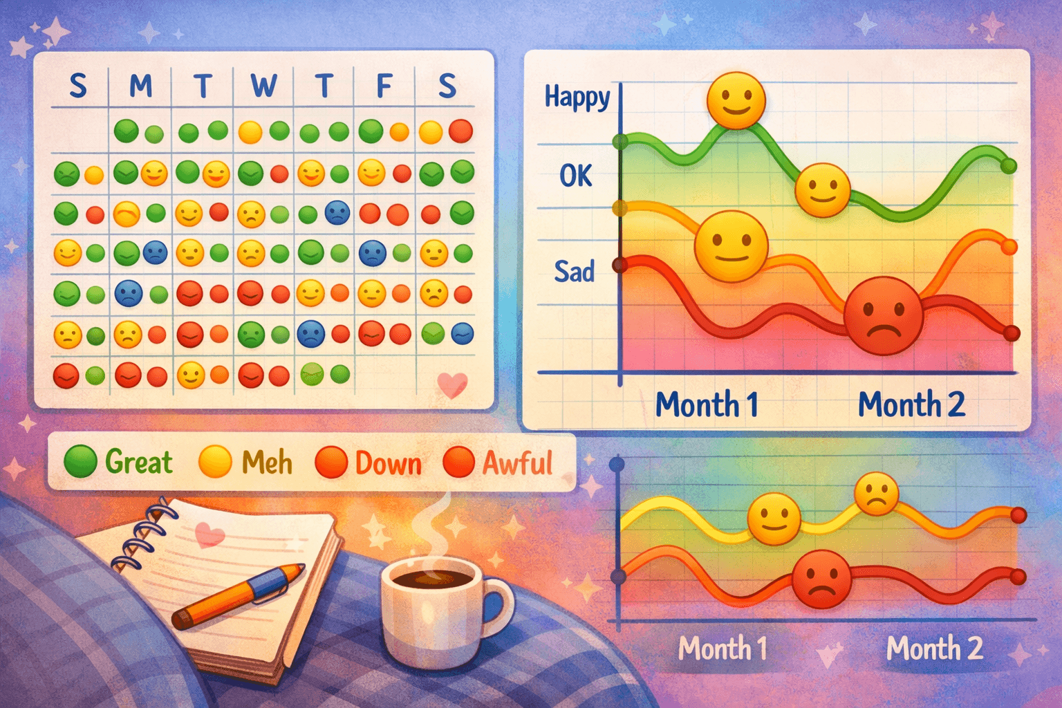 I Tracked My Mood Every Day for Two Months and My Feelings Have Some Explaining to Do
